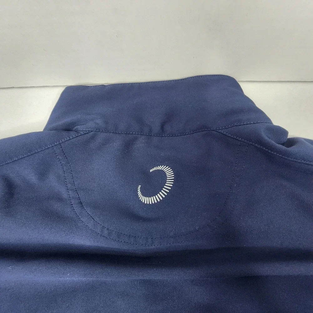 Zero Restriction Jacket Mens Medium Blue Tour Series Full Zip Golf Dragon Ridge